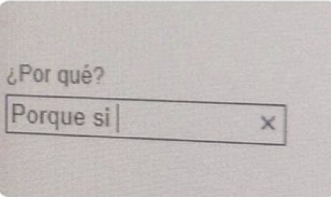 Yo justificando mis respuestas: