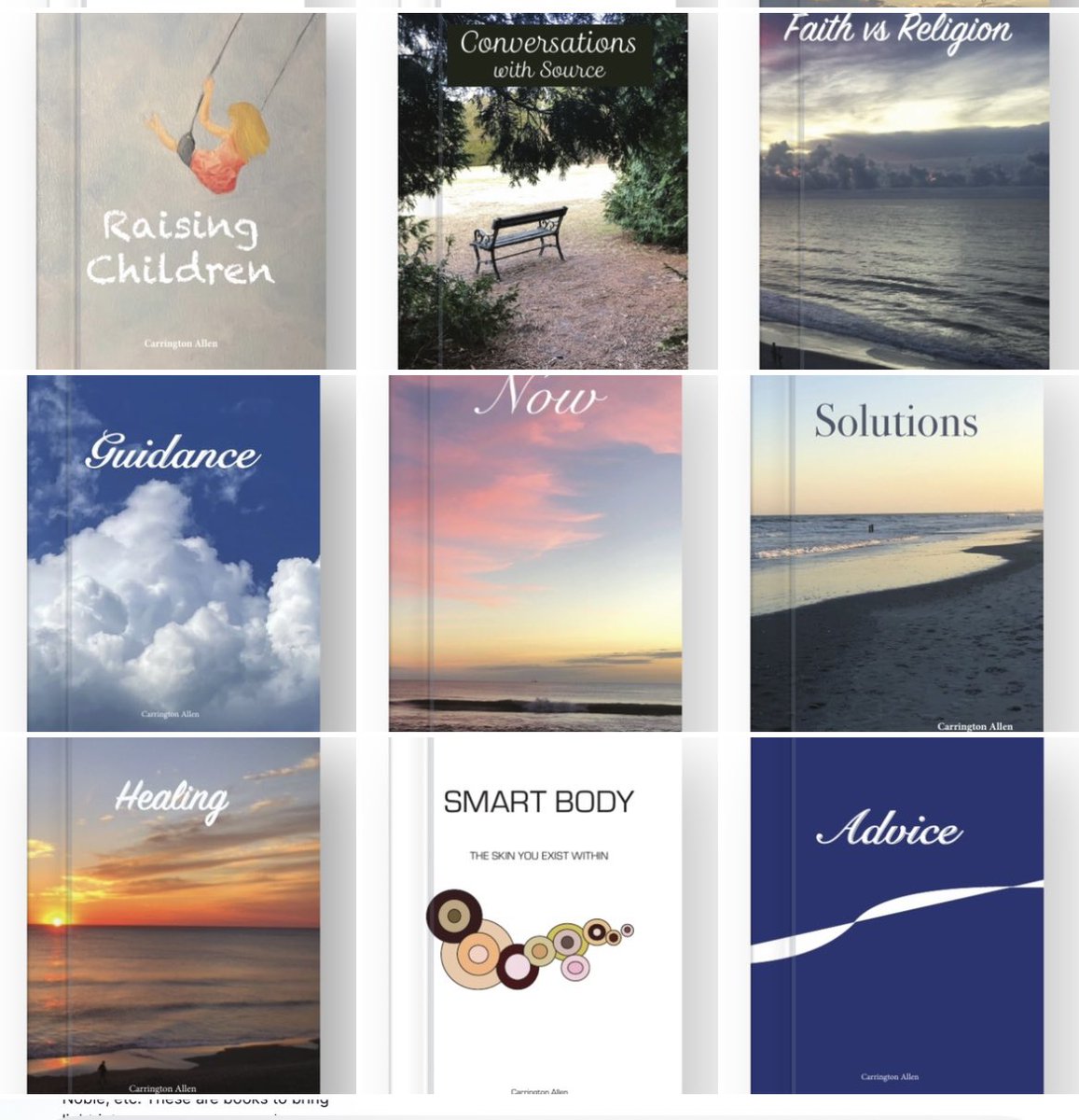 Carringtonsbook's tweet image. 16 books completed! Messages from Source that everyone needs.♥️ #booksonamazon #messagefromSource #guidance #revelations #itsgotime