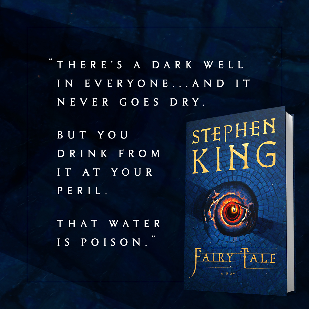 Legendary storyteller @stephenking brings to life an epic and otherworldly adventure novel in FAIRY TALE. On sale now! spr.ly/6016MreRG