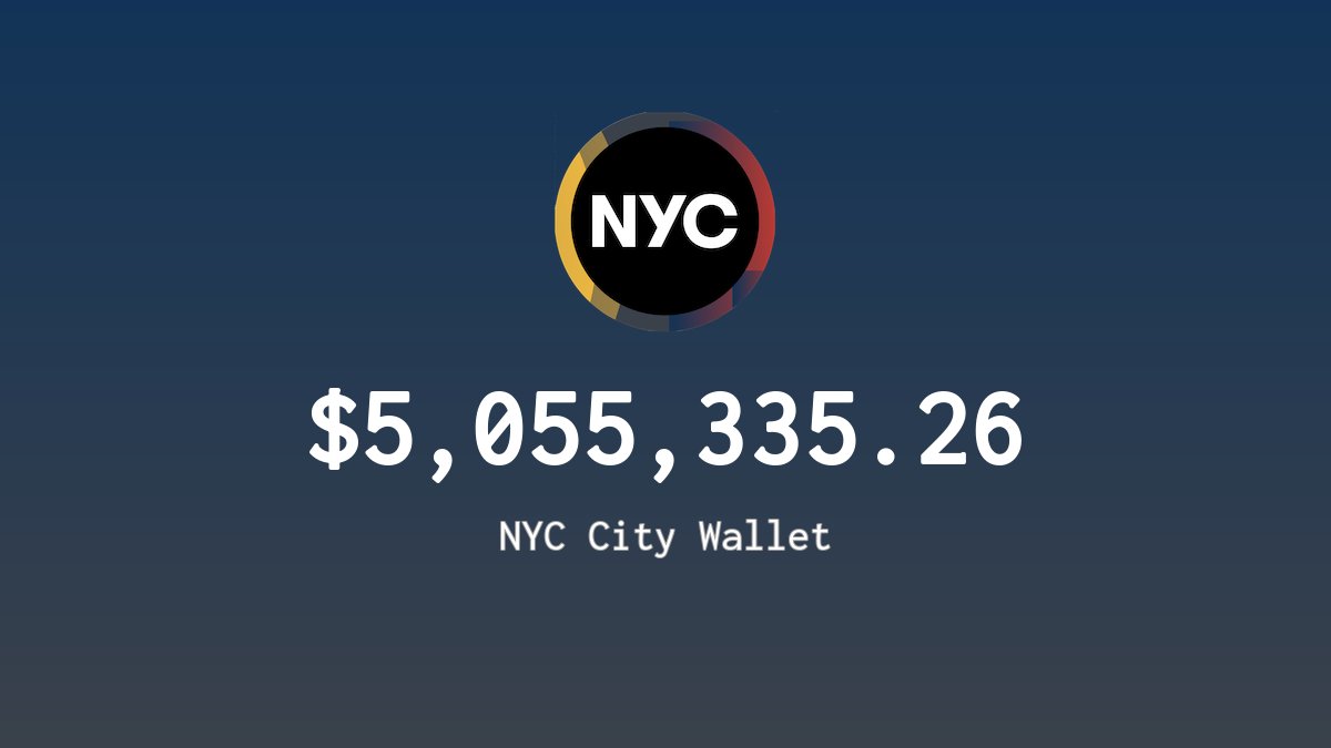NYC City Wallet tweet media