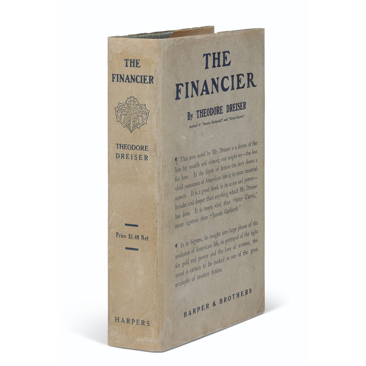 justmaxeth's tweet photo. That’s a ‘must read’ book for men.

Especially for those who are interested in business, startups, finance, trading, stocks, soft skills.

It’ll elicit lots of thoughts about truth/lies, loyalty, career, growth, the magic formula for success etc.

#dreiser #book #books #financier https://t.co/l3CY6tBULJ