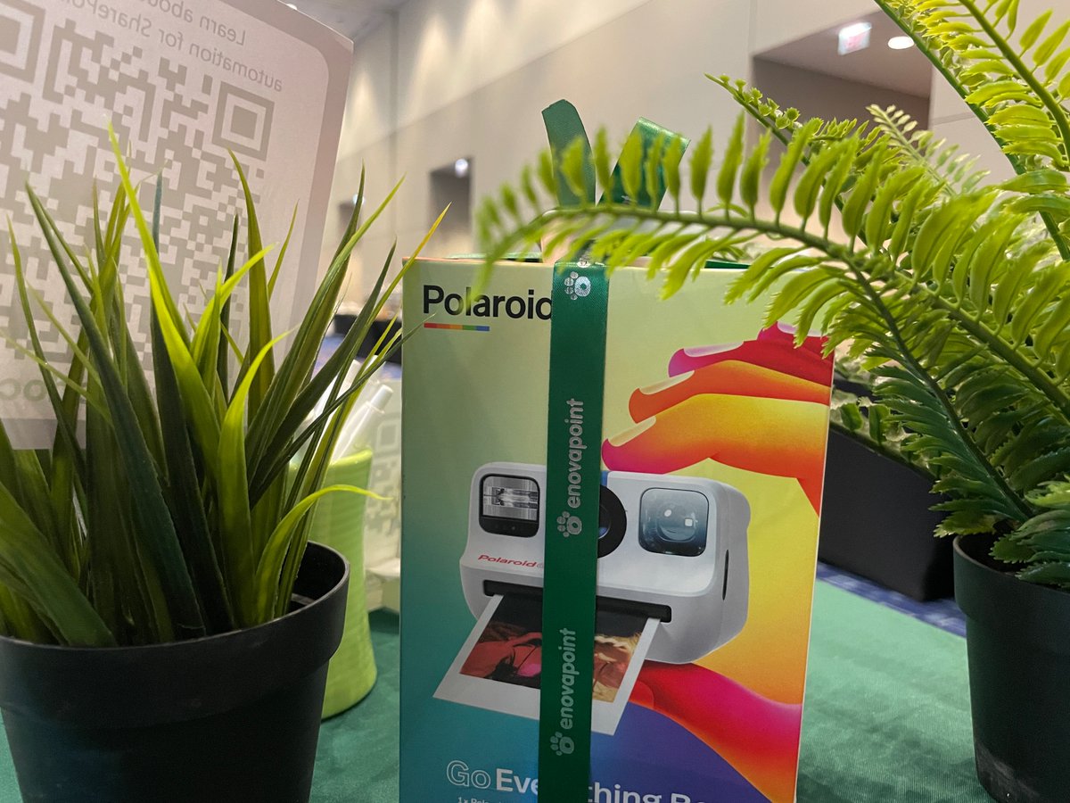 EnovaPoint's tweet photo. Waiting for the luckiest hunter's announcement of our retro analog tool at @365EduCon. It was fun to be a part of the scavenger hunt and to help people find the right QR code between the codes of more digital tools of #JungleMail and #JungleDocs. https://t.co/ycyZf1U9Go