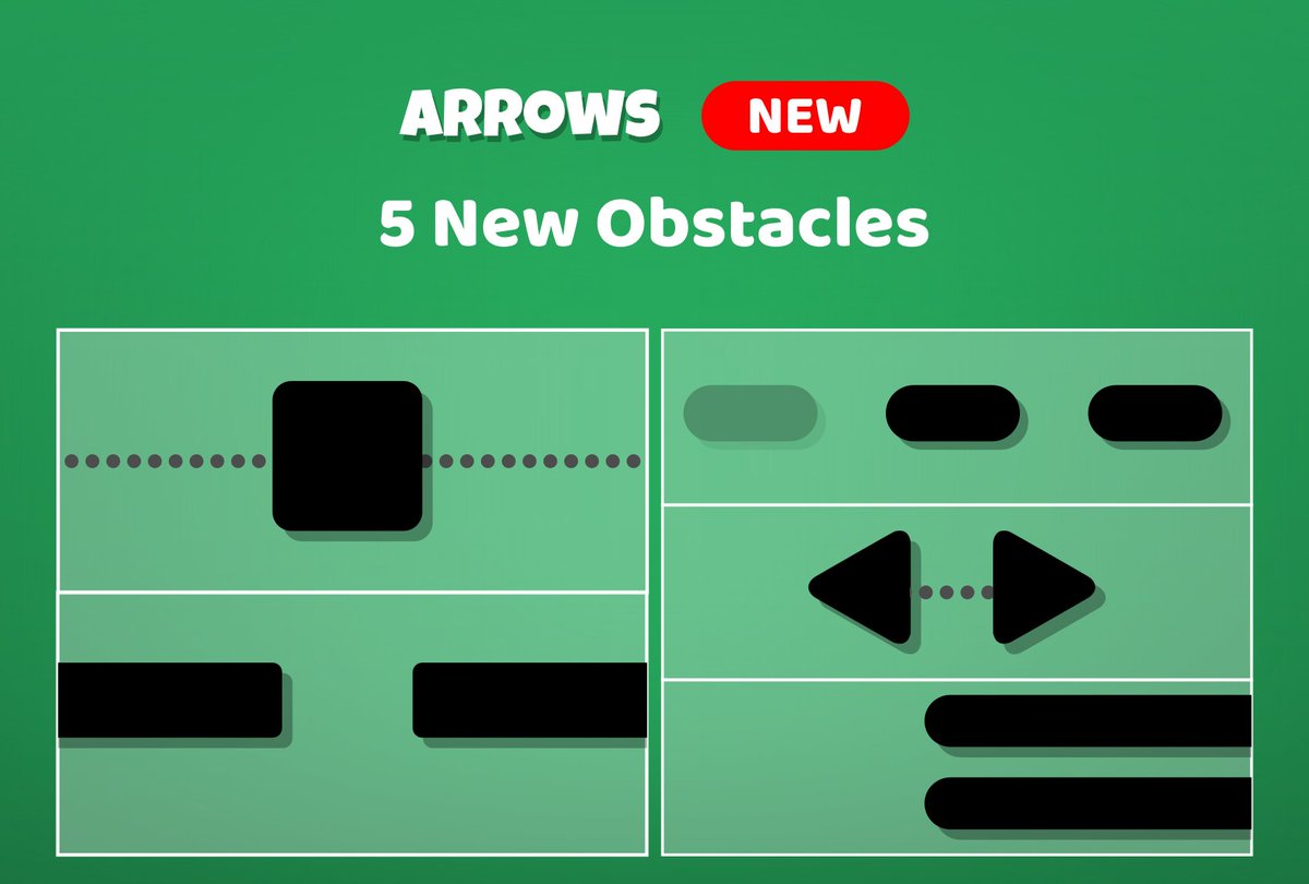 plarmstudio's tweet photo. 5 New Obstacles are coming to Arrows in the Rexy update (patch 0.6.0).

Stay Tuned! https://t.co/2gF2wLrhLJ