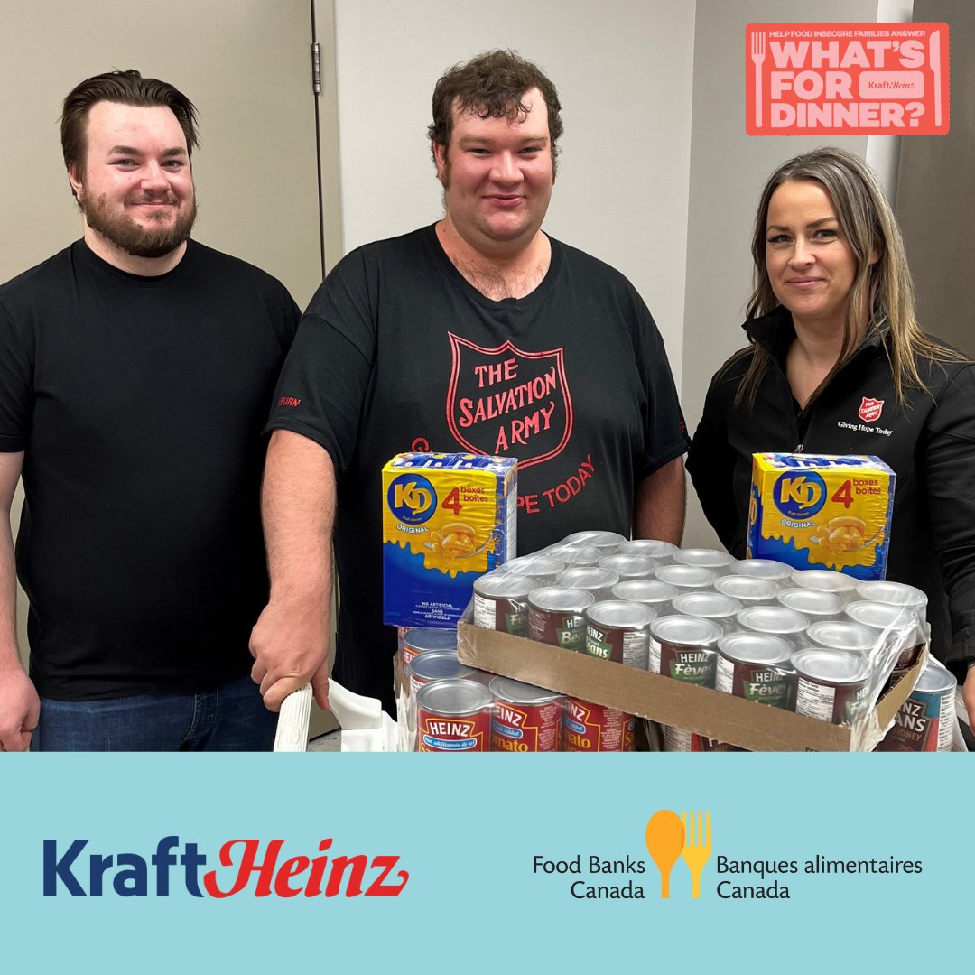foodbankscanada's tweet photo. Until October 19th, help families experiencing food insecurity answer the question #whatsfordinner with @KraftHeinzCan! Purchase any participating product in-store or online, and the equivalent of one meal will be donated to food banks like the Carlyle &amp; District Food Bank! https://t.co/Euo2ZSgunb