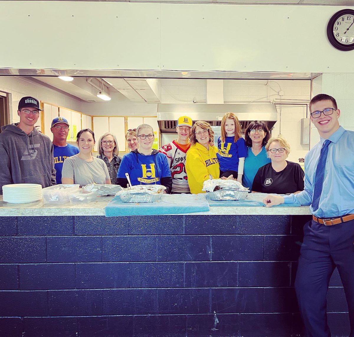 Shout out to our new friends in Eatonia! These beauties hosted us for lunch on our way to Calgary on the weekend. Thank you for the amazing hospitality. 💙💛