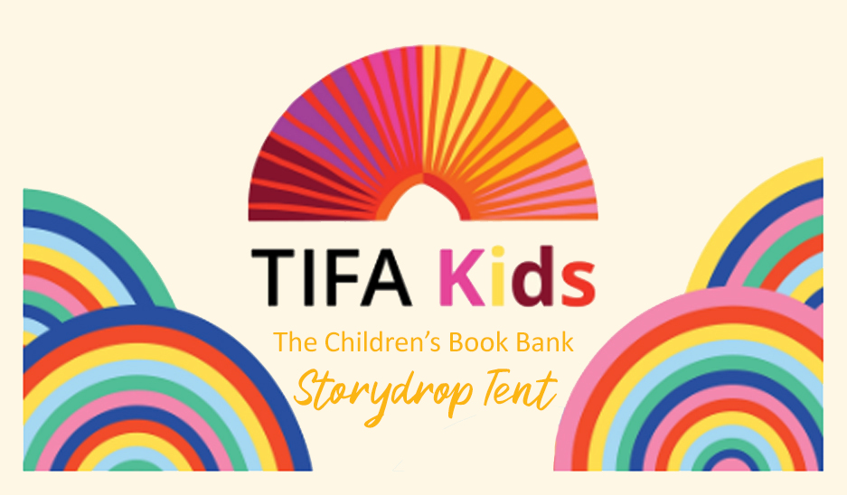 BookBankCanada's tweet photo. The @festofauthors ends this wknd, so head on down to @HarbourfrontTO to enjoy all the bookish fun. Be sure to stop by our #Storydrop tent - to pose for a #StorybookSelfie, create one-of-a-kind scales for our dragon Daisy &amp; enjoy a book in our #booknook. #books4kids #TIFAkids https://t.co/kyVYwfxh26