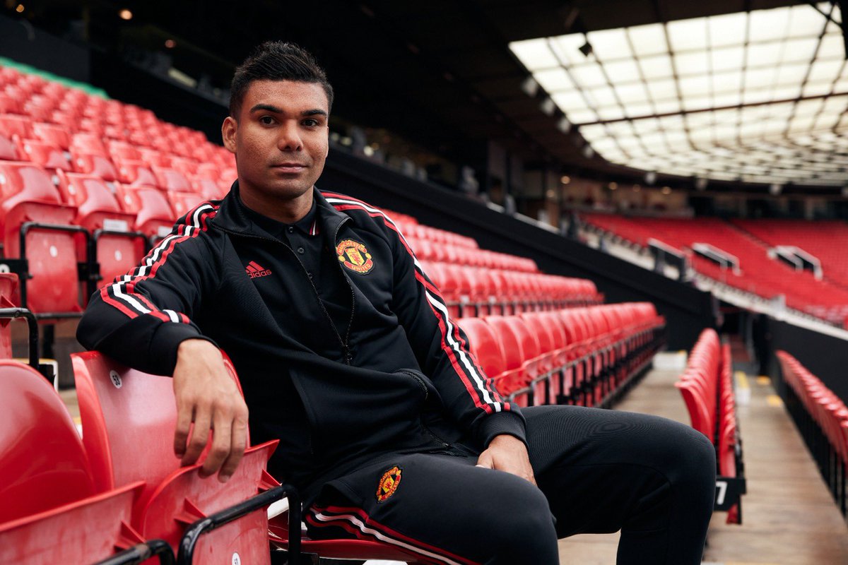 Casemiro's tweet photo. Mood 🔴 

#MUFC #MCIMUN #PL https://t.co/mmtQGd6xOm