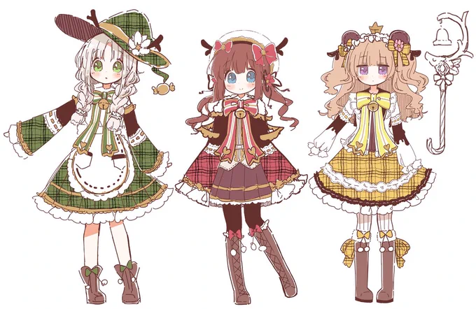 これはクリスマスのトナカイがモチーフの魔法少女ちゃん達! 