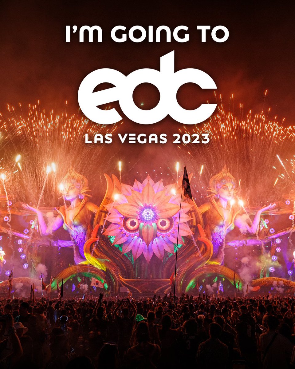 EDC_LasVegas's tweet photo. No place we'd rather be than #EDCLV2023!🎆 Share and tag us + @pasqualerotella if you'll be dancing with us Under the Electric Sky!⚡️🎡 You may receive a special surprise in your DMs. 🎁

Limited GA+ and VIP Passes remain → https://t.co/RJZenVm1PB https://t.co/UEtHjs6tKO