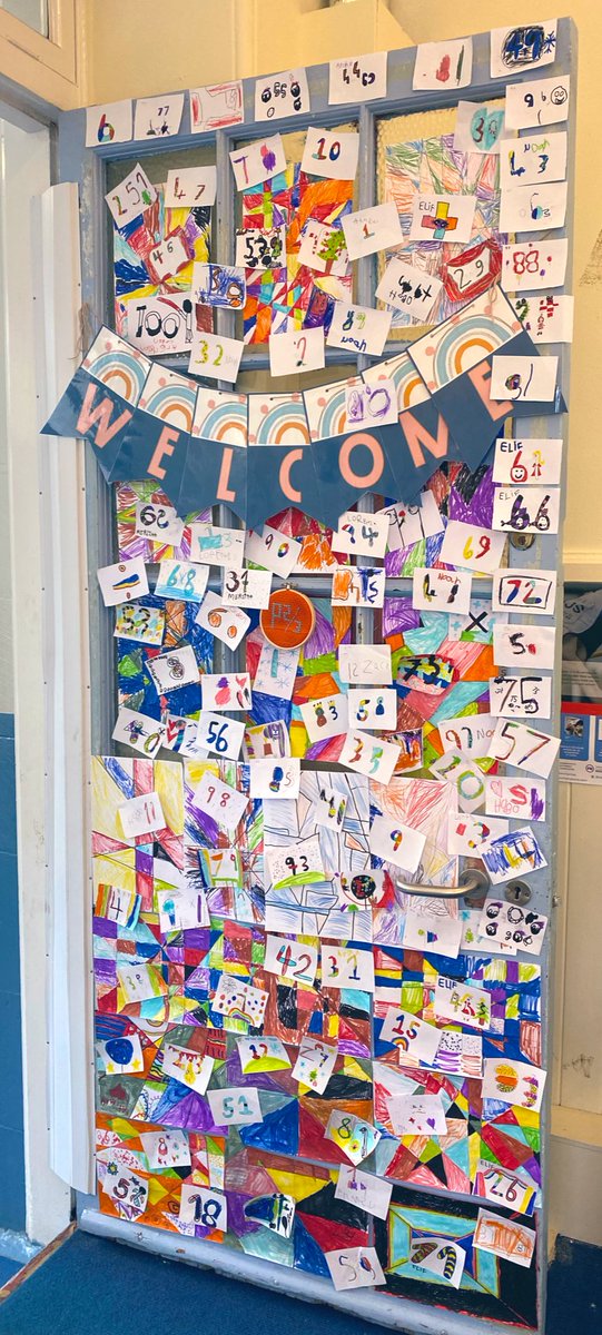 Happy #MathsWeekScotland from my P2/3 class! Amazingly done with Ms Johnston 💯🔢➗➕➖🔺🔸💠🌙