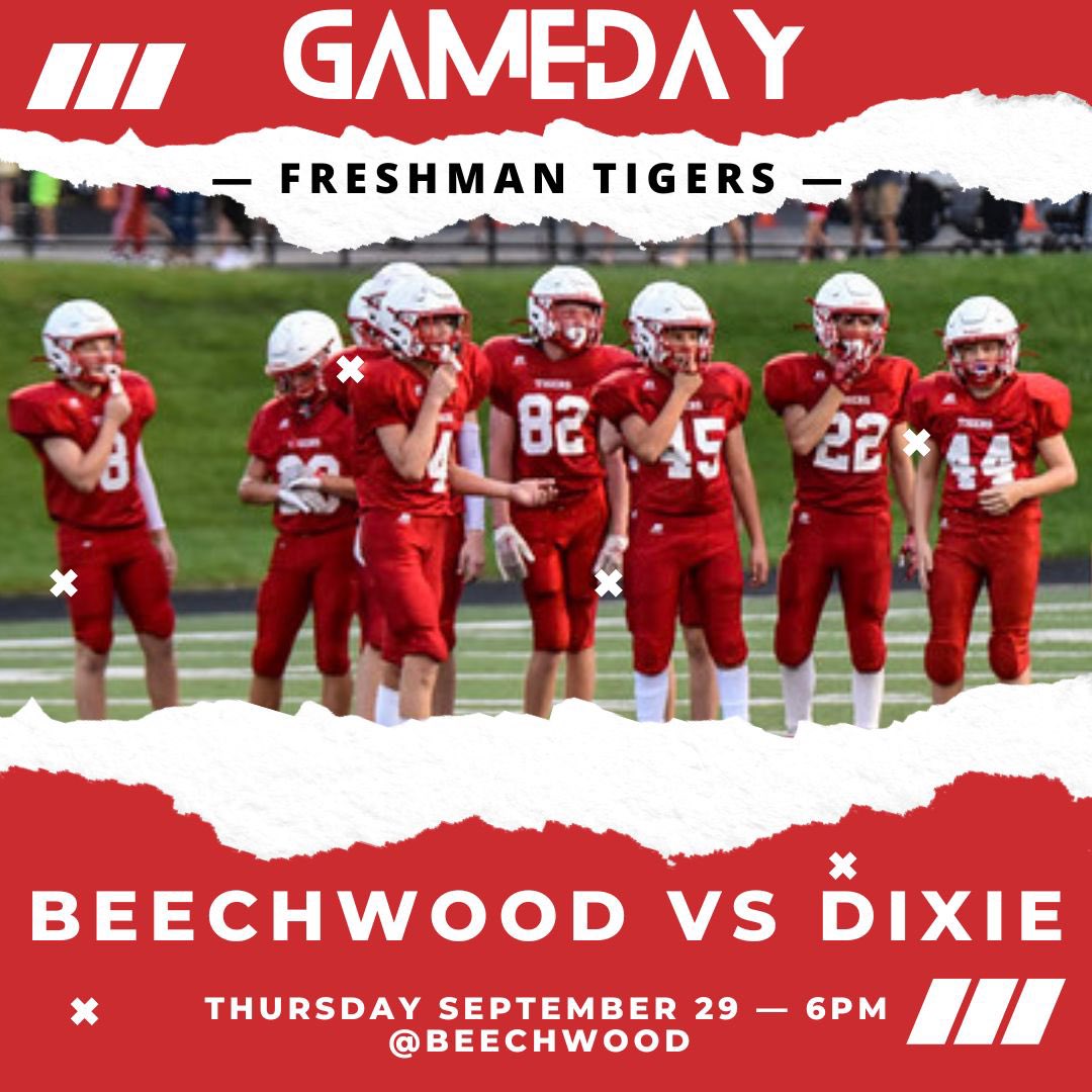 tigersontheair's tweet photo. Good luck to our Freshman Tigers as they take on Dixie tonight at home! #beatdixie #wearebeechwood https://t.co/cT7tlulc82