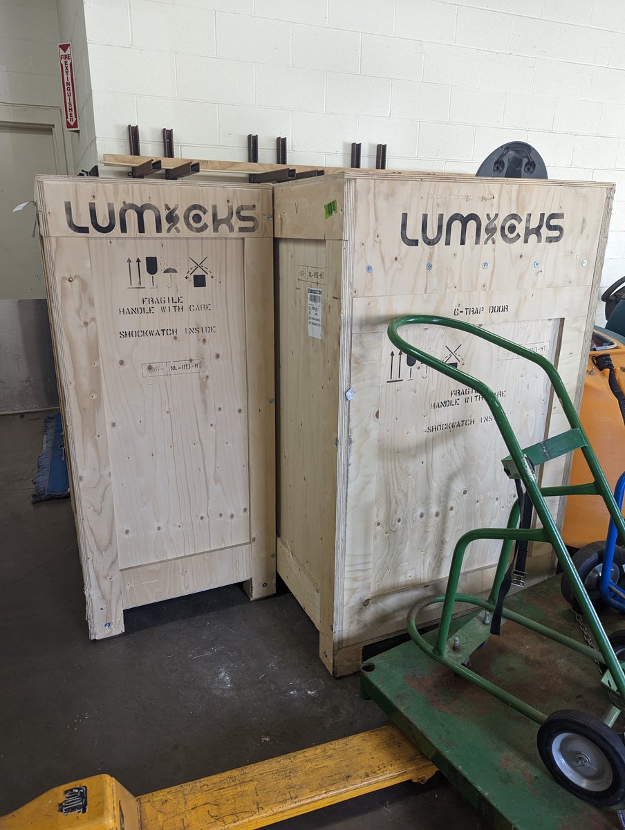 It's here! 🎉 We're so excited to set up our <a href="/LUMICKS_nl/">LUMICKS</a> C-trap optical tweezers system in the near future... What molecules should we trap first?