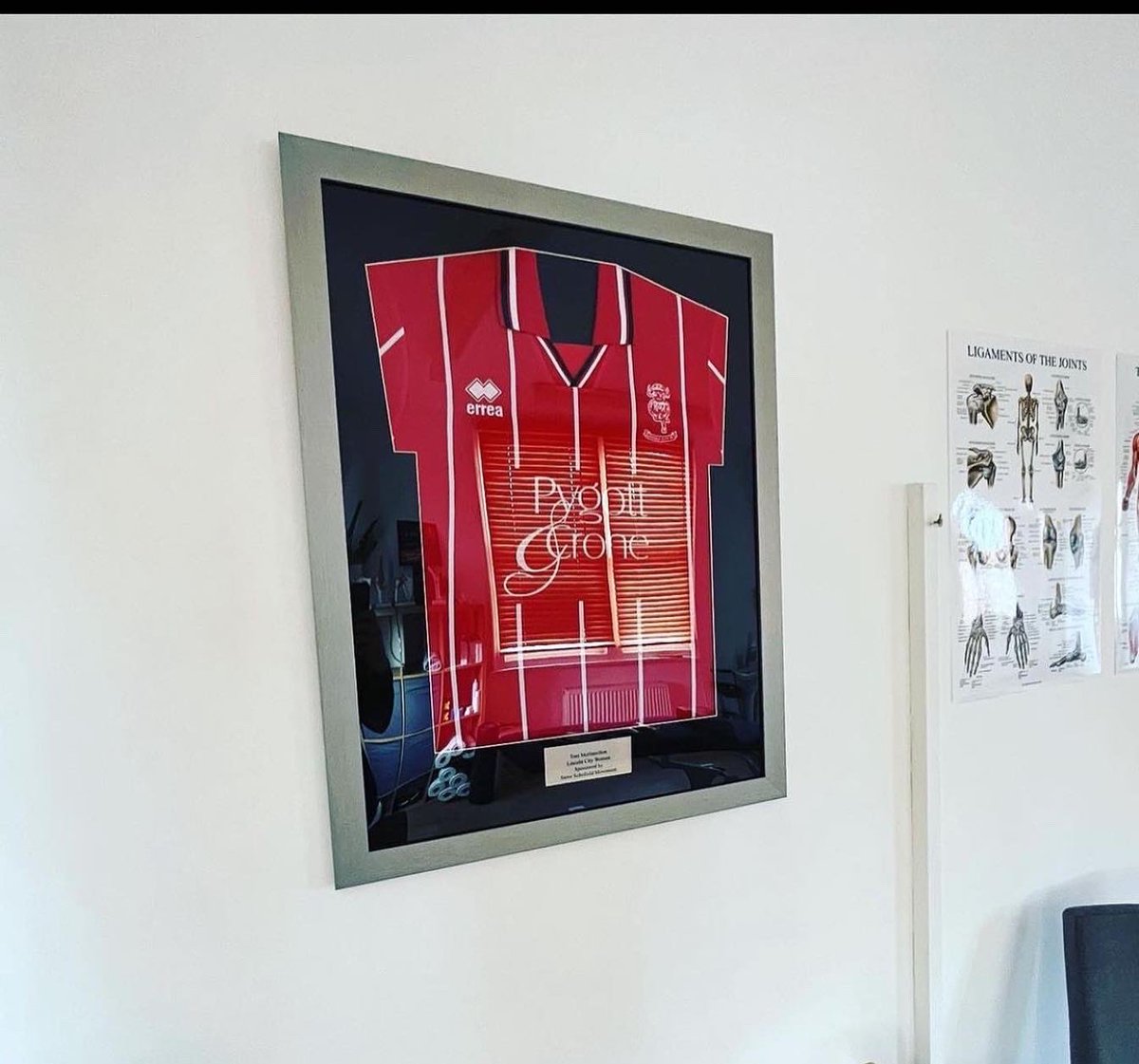 bkframing's tweet photo. Great to get such great feedback! 👍
@bkframing on Instagram & Twitter
Another piece collected & displayed by my latest satisfied customer @MvmntTherapist .
Service includes mounting,framing & personalised plaque.
Contact for free quote
#bkframing #framedshirts #idealgift https://t.co/FWLUhpNVZY