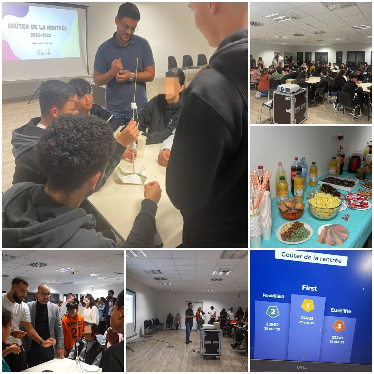 Chères Familles, 

🍩 Samedi dernier, nous avons eu le plaisir de vous retrouver à l'occasion de notre goûter de la rentrée ! 

🎲 Au programme: Quizz, jeu de construction et bien évidemment des petites douceurs...

Au plaisir de vous (re)voir! 

💡L'équipe Eurêka

#citééducative