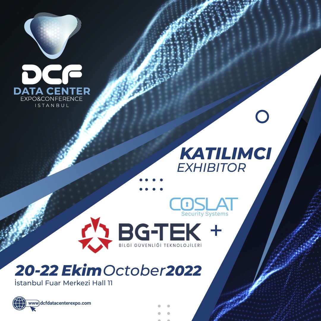 DCFDataCenter's tweet photo. @Coslat became one of the exhibitor of Turkey's data center fair DCF Data Center Expo 2022!
20-22 October 2022 - Istanbul Fair Center!

#datacenterfuarı #bilişim #verimerkezi #fair #teknoloji #exhibitions #datacenter #sibergüvenlik #innovation #eurasia https://t.co/xC8dMPGVMD