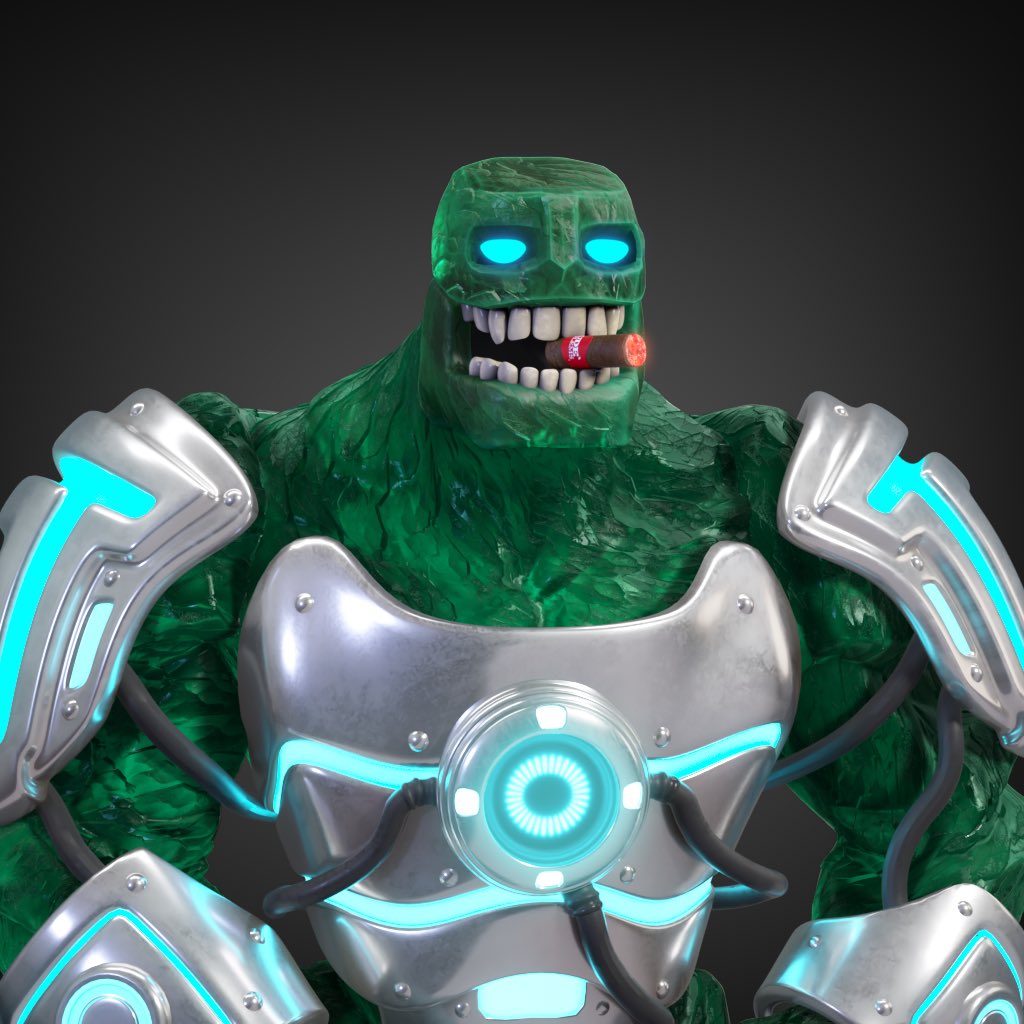 RudeGolems's tweet photo. We listened to the feedback received on the emerald skin and took action 👊🏻

How are we feeling about this new look? 🫣

We did some changes to the reactor armor as well 👀 https://t.co/6oaRfcs03q