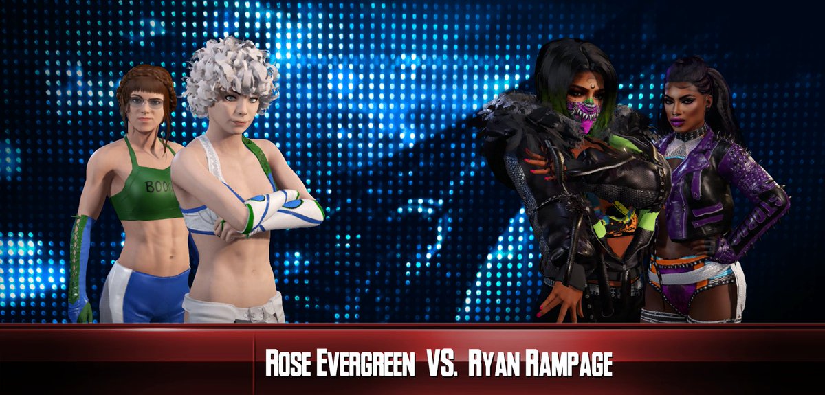 - The Rebel Nation (<a href="/christie_swe/">Christie Russell</a> &amp; <a href="/LunaRussell4/">Luna Russell</a>) vs <a href="/ValiantFlame99/">Valiant Flame</a>.
- The Quiet Fairies (@WrestleSnivy) vs <a href="/LaReinaAngelin2/">La Reina Angelina Lopez</a> &amp; <a href="/theLocoLoba/">Loba Lopez</a>.
- <a href="/BandanaJessie/">Jessie Bandana</a> vs @KaitlynBlack2K 
- Rose Evergreen (<a href="/AliceMaiden2/">Alice Maiden (Commissions Open!)</a>) vs @RyanRampage13.