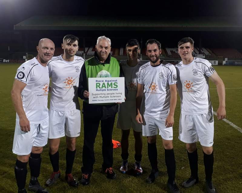 LongSclerosis's tweet photo. RAMS Therapy Centre Collection . Tuesday 6th September 2022 . Glentoran v Lisburn Distillery . £38.26 . Thank you very much to everyone who donated to help provide Oxygen Therapies Treatment for people living with Multiple Sclerosis in Northern Ireland . https://t.co/QharaQnnrQ