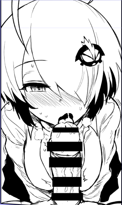 子供の頃にゲームボーイカラーやテレビアニメで何度も見た顔を、こんな形(ヘアアクセ)で描きまくる事になるとはね… 