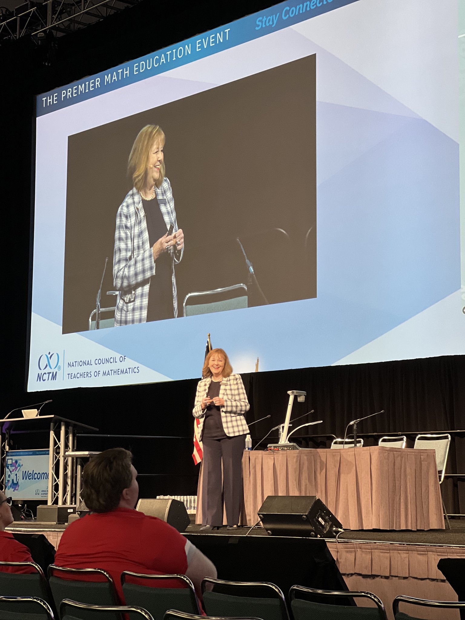 NCTM on Twitter "President TrenaWilkerson gives the President Address