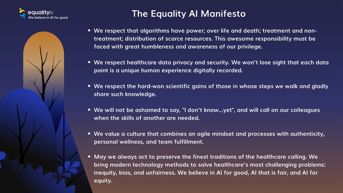 Data scientists are the newest members of the healthcare team. As such, the Hippocratic Oath applies: First do no harm. We pledge to adhere to the following ethical code and swear to fulfill, to the best of our ability and judgment, this covenant:
#ResponsibleAI #healthcareAI