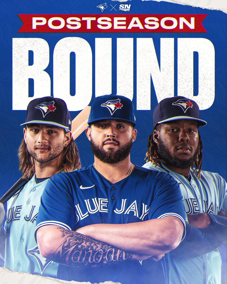 Sportsnet's tweet image. THE @BLUEJAYS ARE POSTSEASON BOUND! 👏 

#NextLevel