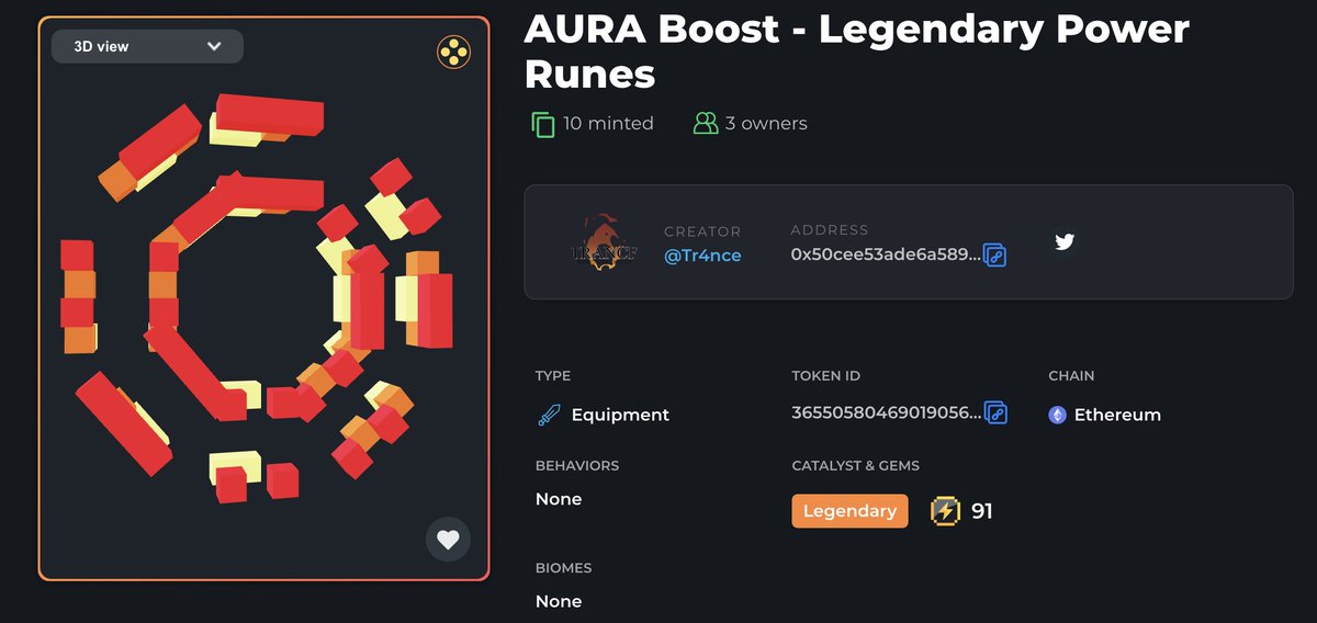 TAKE THE CHALLENGE!
#SandFam #NFTGiveaway

WIN a LEGENDARY POWER RUNES on finishing Meta Dungeon by <a href="/RTFKT/">RTFKT</a> wearing an AURA 🔥 in the #SandboxAlphaS3 WITHOUT EXPLOITS!

> Follow us + RT
> Fill 👉bit.ly/3fxiRmF
> Tag an AURA holder
> Comment a screenshot finishing the map!