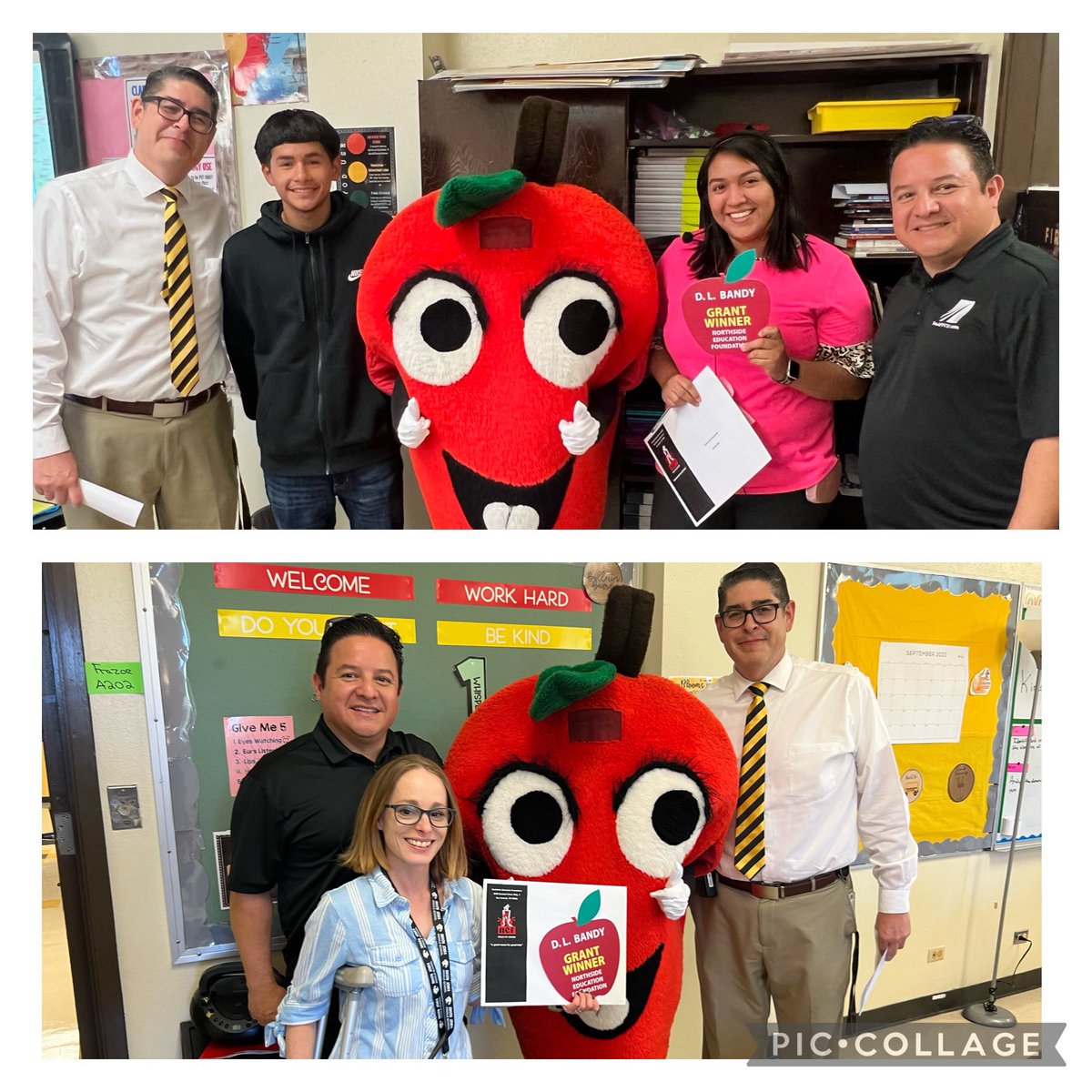 LoiselleRTejada's tweet photo. Our teachers are amazing! We had not 1,  not 2, but 9…NINE grant winners (1 not pictured)!!! Way to go teachers, we are so proud of you!!!  @NISDJones @NISDJonesSTEM @LazoNISD @MrArzola @Johnston_MSMath @BRamirez1223 @Villela_NISD @NISD Thank you NEF and AFFCU! @nisdnef https://t.co/0iHm96lKit