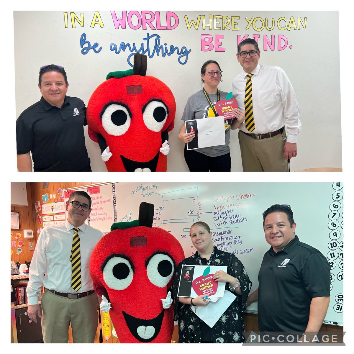 LoiselleRTejada's tweet photo. Our teachers are amazing! We had not 1,  not 2, but 9…NINE grant winners (1 not pictured)!!! Way to go teachers, we are so proud of you!!!  @NISDJones @NISDJonesSTEM @LazoNISD @MrArzola @Johnston_MSMath @BRamirez1223 @Villela_NISD @NISD Thank you NEF and AFFCU! @nisdnef https://t.co/0iHm96lKit