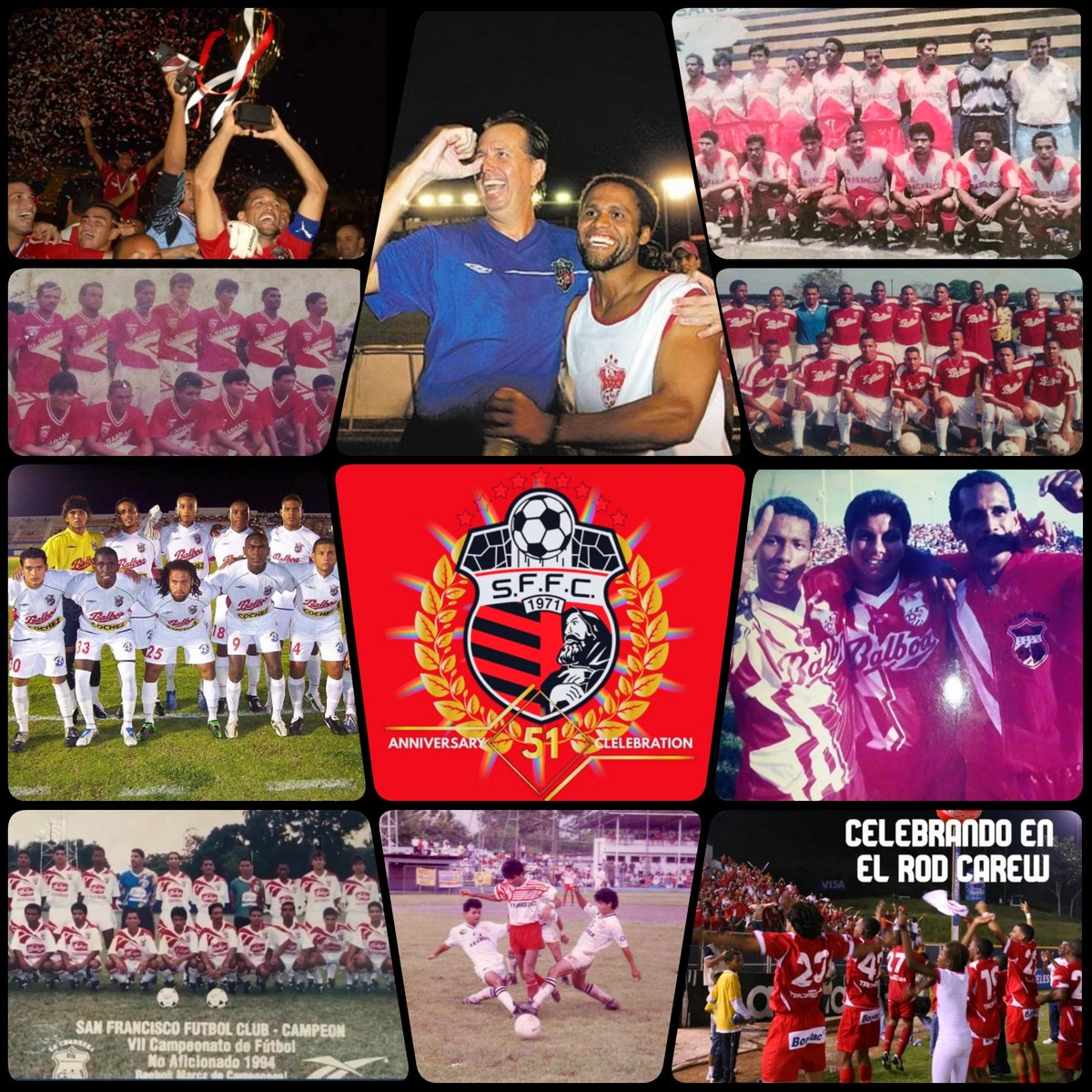 kill_rules's tweet photo. 5️⃣1️⃣ Años de historia 🔥
Un 29 de septiembre de 1971, en la antigua cancha aledaña a la biblioteca, nace el @sanfrafc_pa 🔴⚪ El Poderoso 💪 de La Chorrera!
Inicia su trayectoria en #ANAPROF en 1992 y desde entonces, ha ganado 11 🏆 títulos.
FELICIDADES 🎉🎊
#MonjeSoy 🔴 https://t.co/Ja7dICBBoe