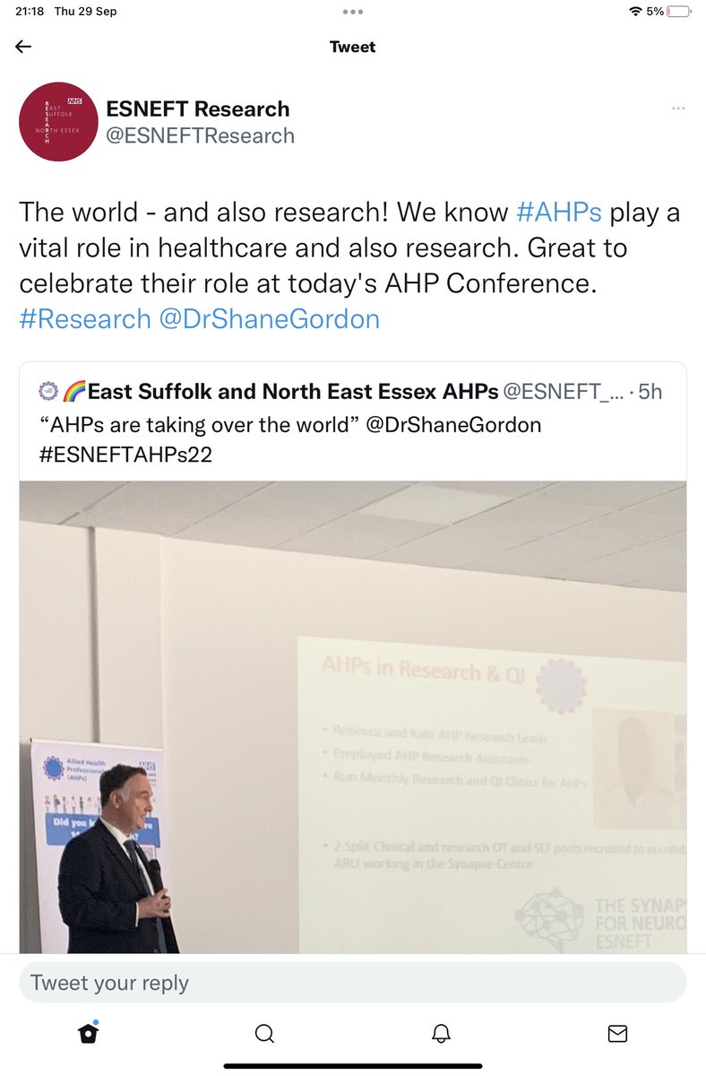 rebecca_impson's tweet image. Great to meet and connect with so many AHPs enthusiastic &amp;amp; interested in research @ESNEFTResearch today #ESNEFTAHPs22 @ESNEFT_AHPs Looking forward to the next steps …