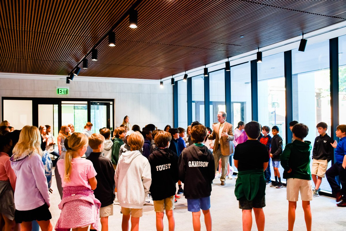 As part of Westminster's commitment to service-based learning, 5th grade students launched CATapult with President Keith Evans. CATapult is a yearlong leadership and civic engagement course in which students partner with nonprofit organizations. #thewestminsterdifference