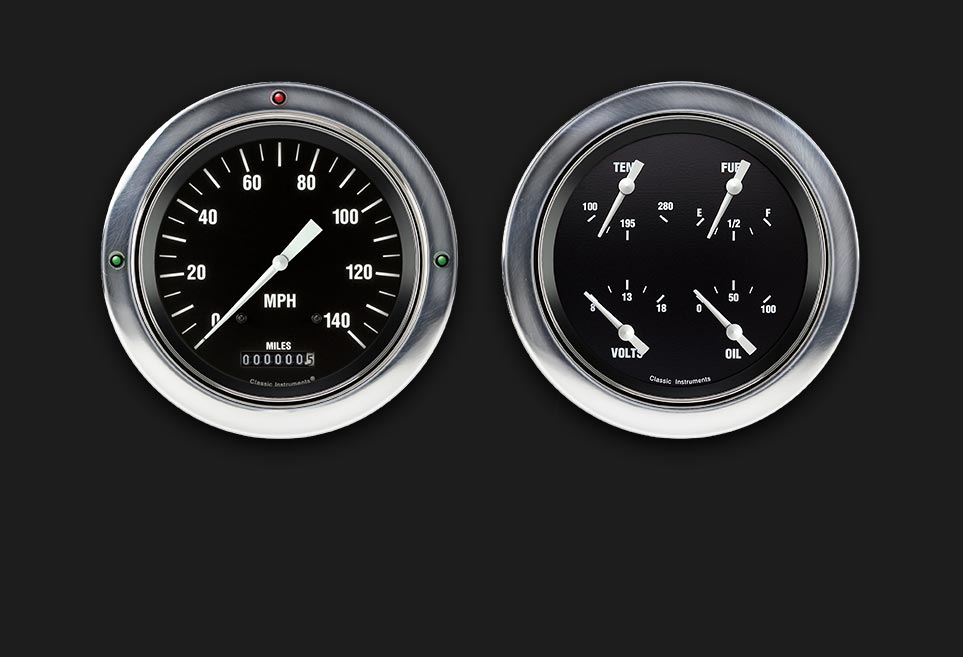 GaugeGuru's tweet photo. Our 54-55 Chevy Truck Package features a 4 5/8" Speedo & Quad (Fuel 240-33 OHM) with model specific trim rings with LED turn signals and high beam indicator light, mounting hardware, and all sending units. #chevytrucks #classicinstruments https://t.co/NRiVavgIQF https://t.co/pNpMlDiXM6