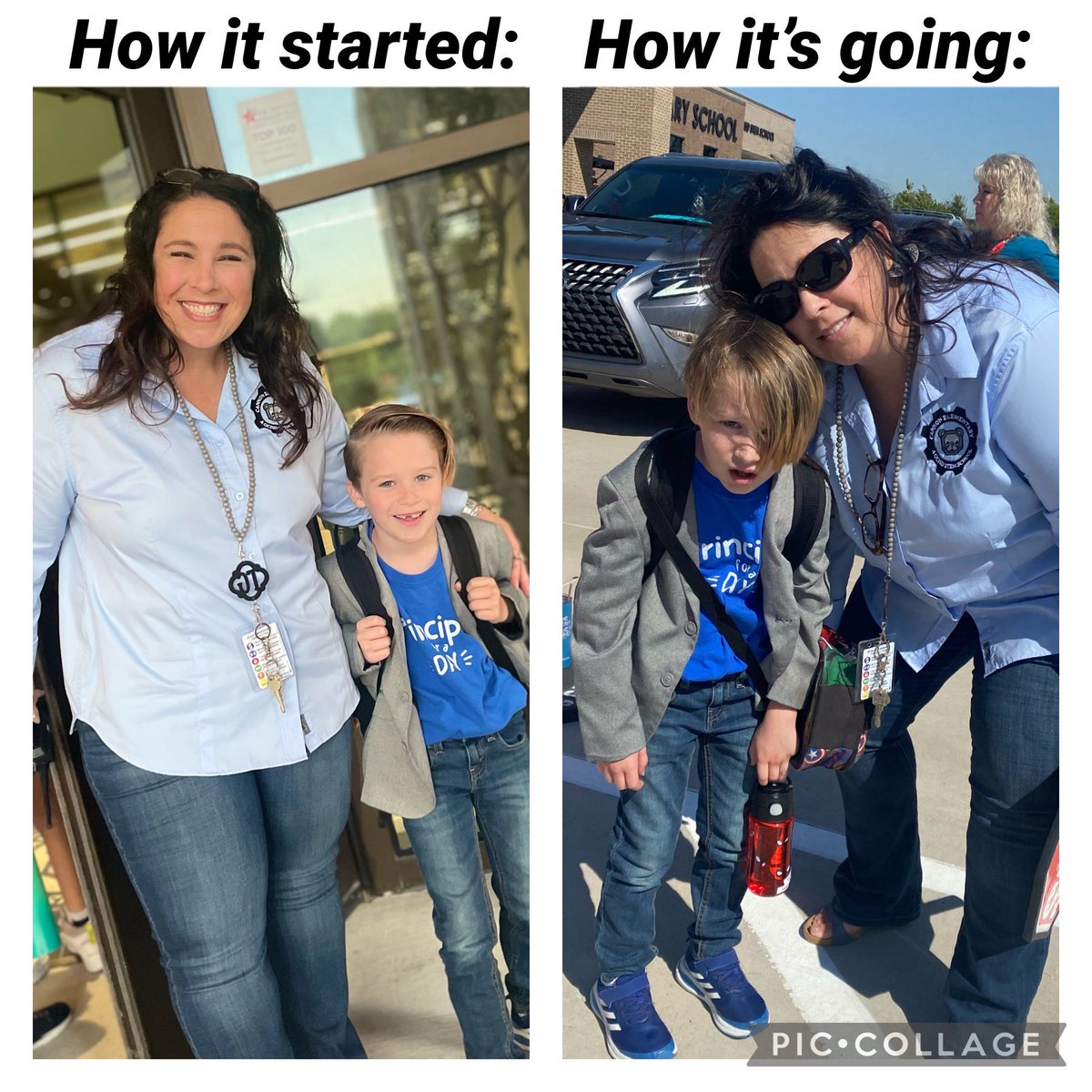 mabrieb's tweet photo. @TinaTagsIt Sawyer learned what tough work being the Principal is! Thanks for an amazing exhausting day!! #canstem https://t.co/iEJLaKECRU