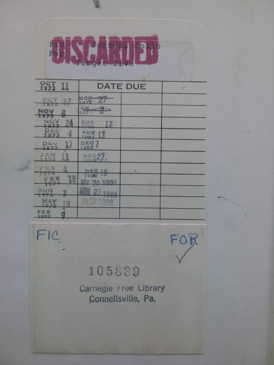 ryanblanck4's tweet image. Three years ago today, I was at Quaboag Book Shop of West Brookfield, MA for browsing ex-library books and I took these photos of library ephemera stuff with library pockets on there. #librarypockets #librarycardpockets #exlibrarybooks #quaboagbookshop #westbrookfieldma