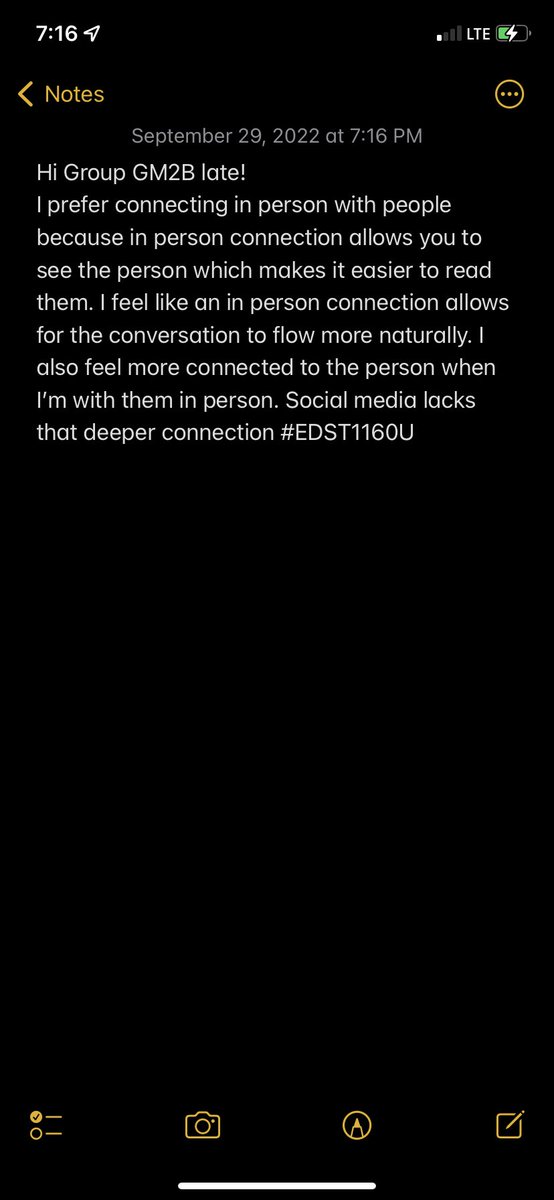 1MariahThompson's tweet photo. @LydiaNigro2 Hi Group GM2BLate! 
Please see attached note to my answer to question 4

#EDST1160U https://t.co/Cp2Xn42V4U