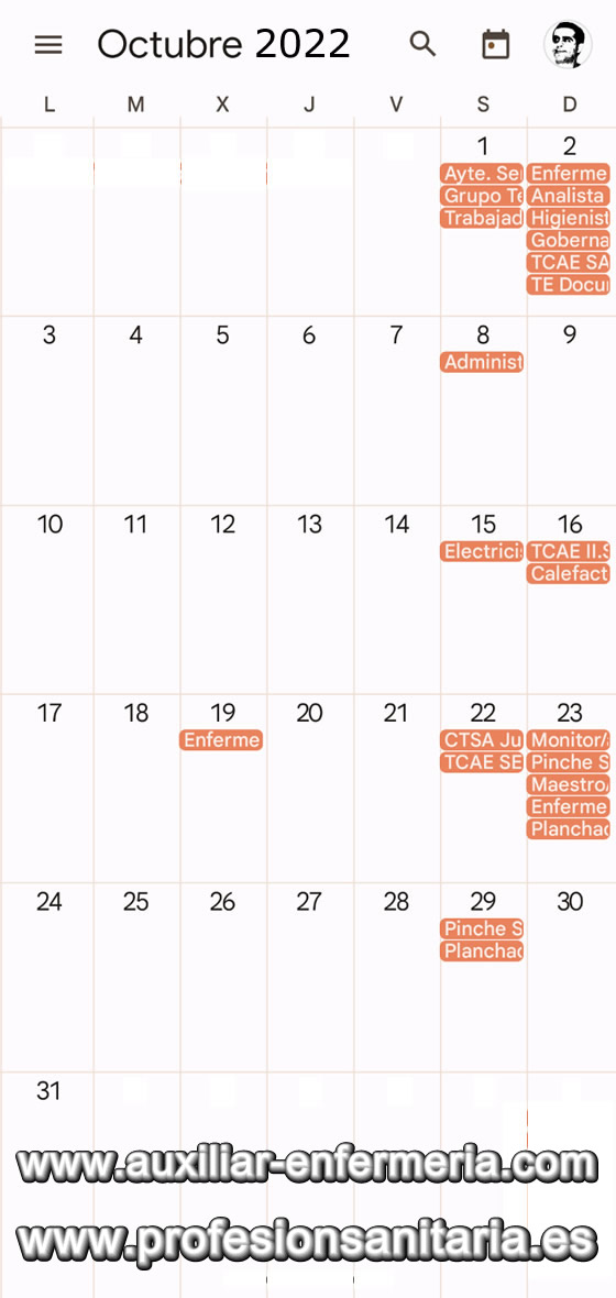 Calendario de Exámenes Oposiciones Sanitarias para Octubre 2022 + Test Online de Preparación... Fd2aHxGWQAA-DC3?format=jpg&name=medium