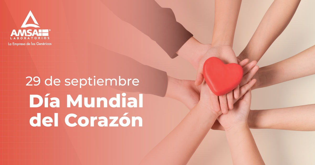 Aquí algunos datos interesantes del corazón:

🔘 El corazón late 70 veces por minuto.⏱
🔘 Bombea alrededor de 5.5 litros de sangre. 🩸
🔘 Su peso es de 230 g. a 380 g. en 🚶‍♀️ mujeres y 230 g. a 300 g. en 🚶‍♂️ hombres.
#AMSALaboratorios #DíaMundialdelCorazón #LaEmpresaDeLosGenéricos