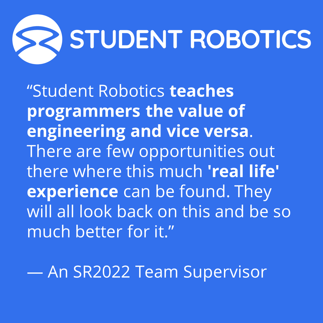studentrobotics's tweet image. Want to help us combat the engineering skills shortage? Student Robotics provides young people with crucial real world knowledge and experience for their future careers. 

Find out more about our sponsorship opportunities here srobo.org/sponsor/