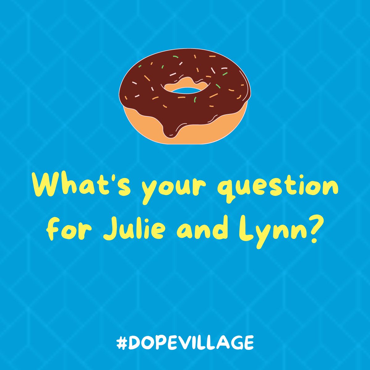 To our Dope Village! Please reply to this tweet with some of your best Qs for our Questions Permitted segment of Pod... or send to your 500 BFFs to submit their Qs... wherever they come from, as long as fabulously ridiculous, we donut care. #LaughterPermittedPod