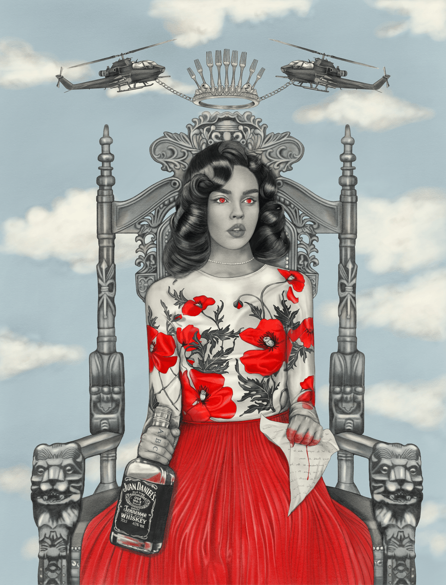 themadpups's tweet photo. Evocations in Red II by @KaterineArt 

Juan Daniel's and Little Red Riding Hood

Both available at 6pm EDT on @niftygateway as FCFS editions of 20...collect them both for a free airdrop! https://t.co/WoizuHDNFU