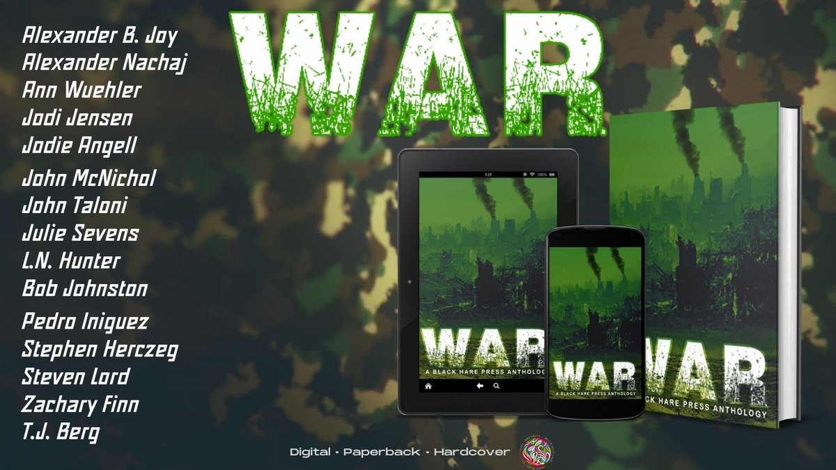 #ComingSoon
Conflict. Battle. Blood. Death. 

WAR 

readerlinks.com/l/2347570

#WritingCommunity #readingcommunity #amreading #bookblogger #bookpromo #bookboost #shortstories #warfiction #militaryfiction #fantasy #scifi #suspense #thriller #horror #indieauthor #Kindle