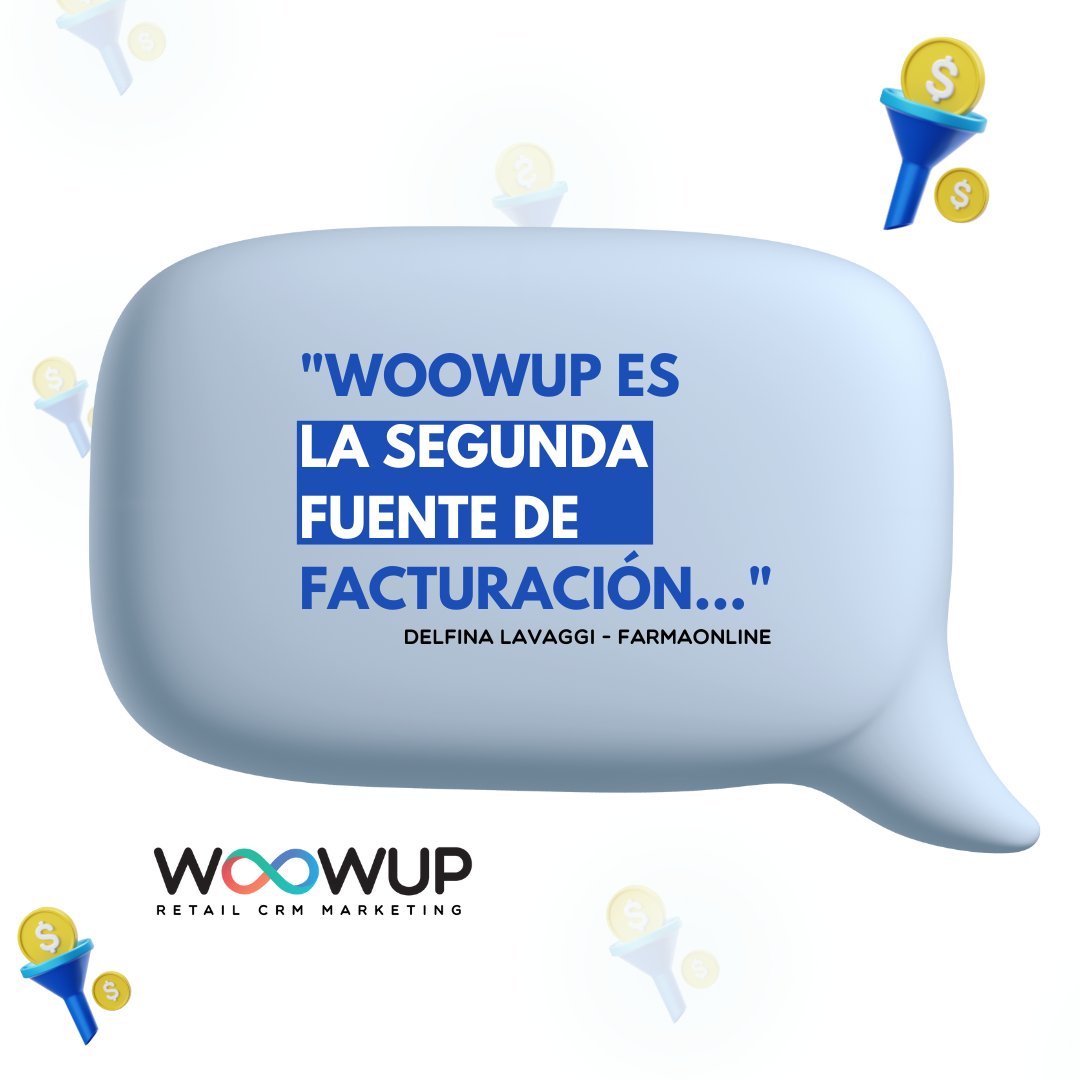 WoowUp's tweet photo. El pasado 15/09 fuimos parte de un webinar junto @farmaonlineok y @vtex 🤓

Delfi, de Farmaonline, conto que desde que implementaron WoowUp, sus estrategia de Email Marketing se tranformaron en la senguna fuente de facturación.

¿Te gustaria ser el proximo caso de éxito? https://t.co/jKE9XBUWoa