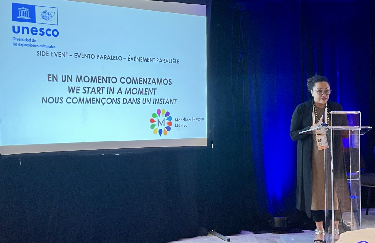 NEAarts's tweet photo. Scenes from @NEAarts Chair Jackson's participation in #Mondiacult2022 incl visits w/ U.S. Ambassador to Mexico Ken Salazar; Canada Minister of Culture Pablo Rodriguez + Mexico Secretary of Culture Alejandra Frausto; the @NEAarts International team Mike Orlove + Guiomar Ochoa. https://t.co/vyDjSlBirl