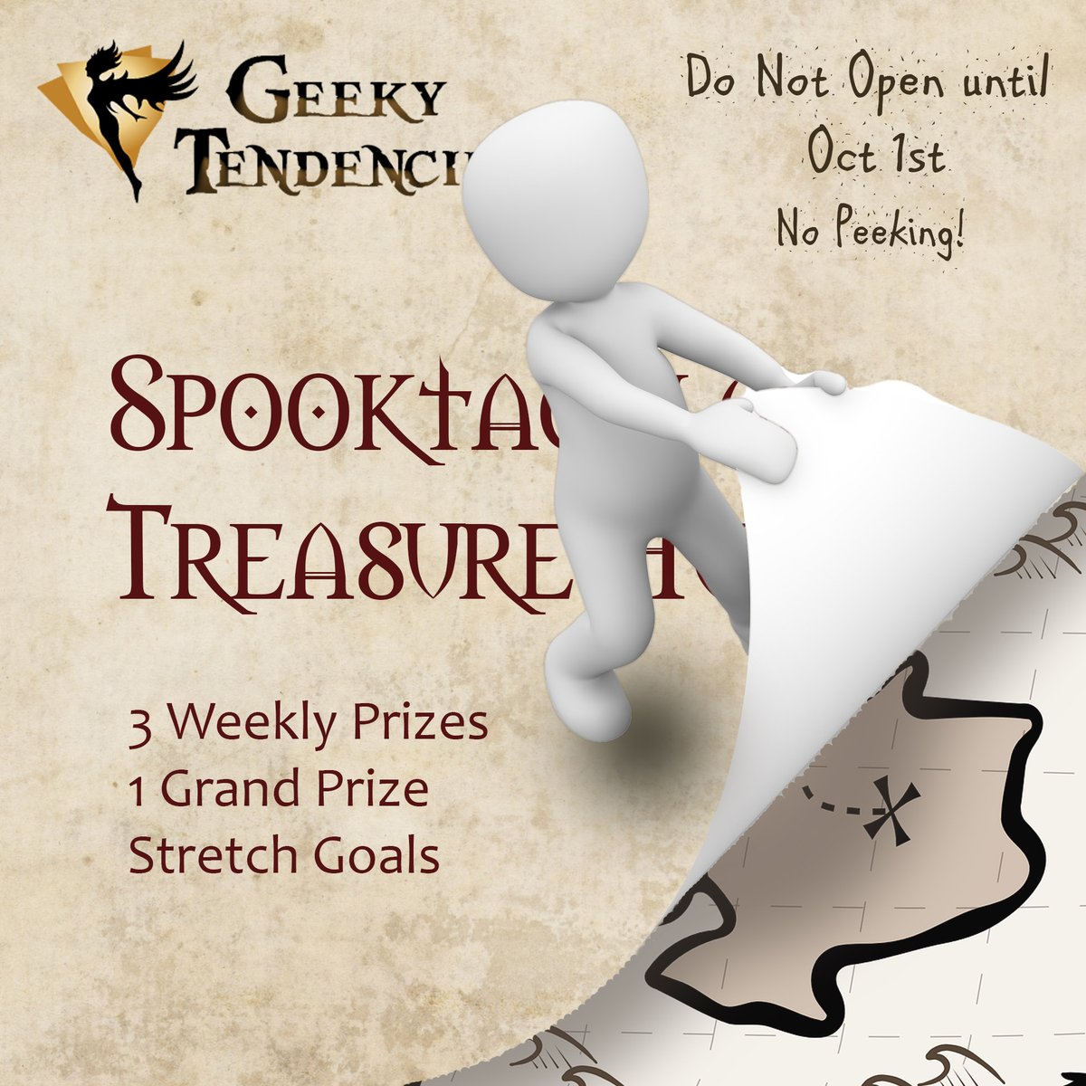 Inclined2Geek's tweet photo. Maybe just a little peek? A teeny tiny one? We're trying to do something fun for October. Will it work? I sure hope you think it's fun. #ttrpgcommunity #onlinetreasurehunt #tabletopcreator https://t.co/UBimTOOtYw
