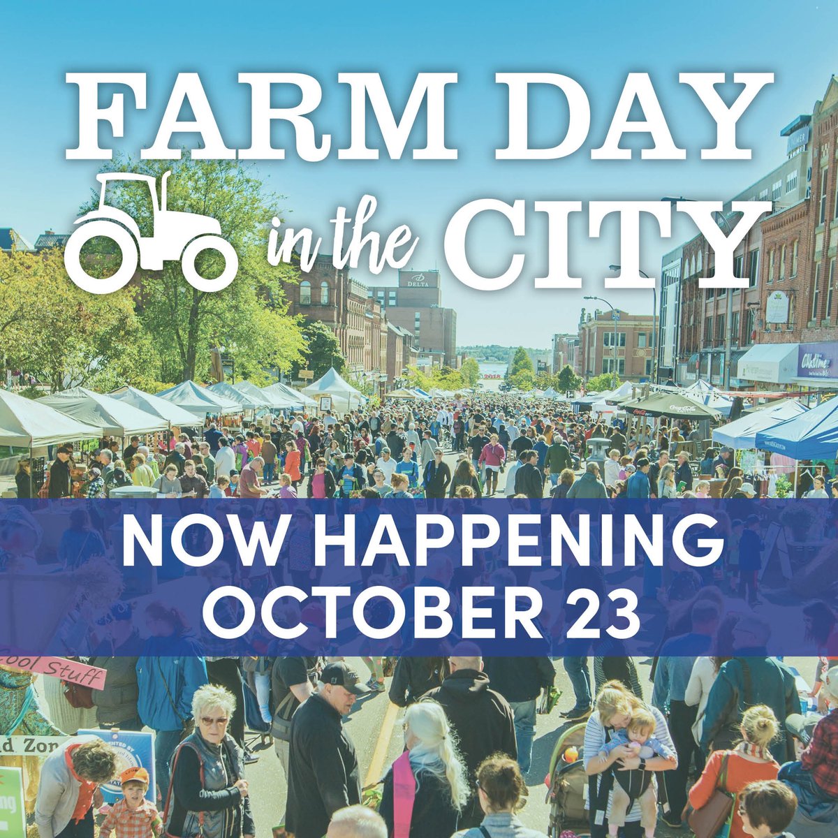 Farm Day = rescheduled for Oct. 23 🌻 It’s a difficult and sensitive time for many that are going through hardship, but we’re looking forward to offering this opportunity to connect as a community on Queen St and support our local vendors in a few weeks’ time. More info to come!
