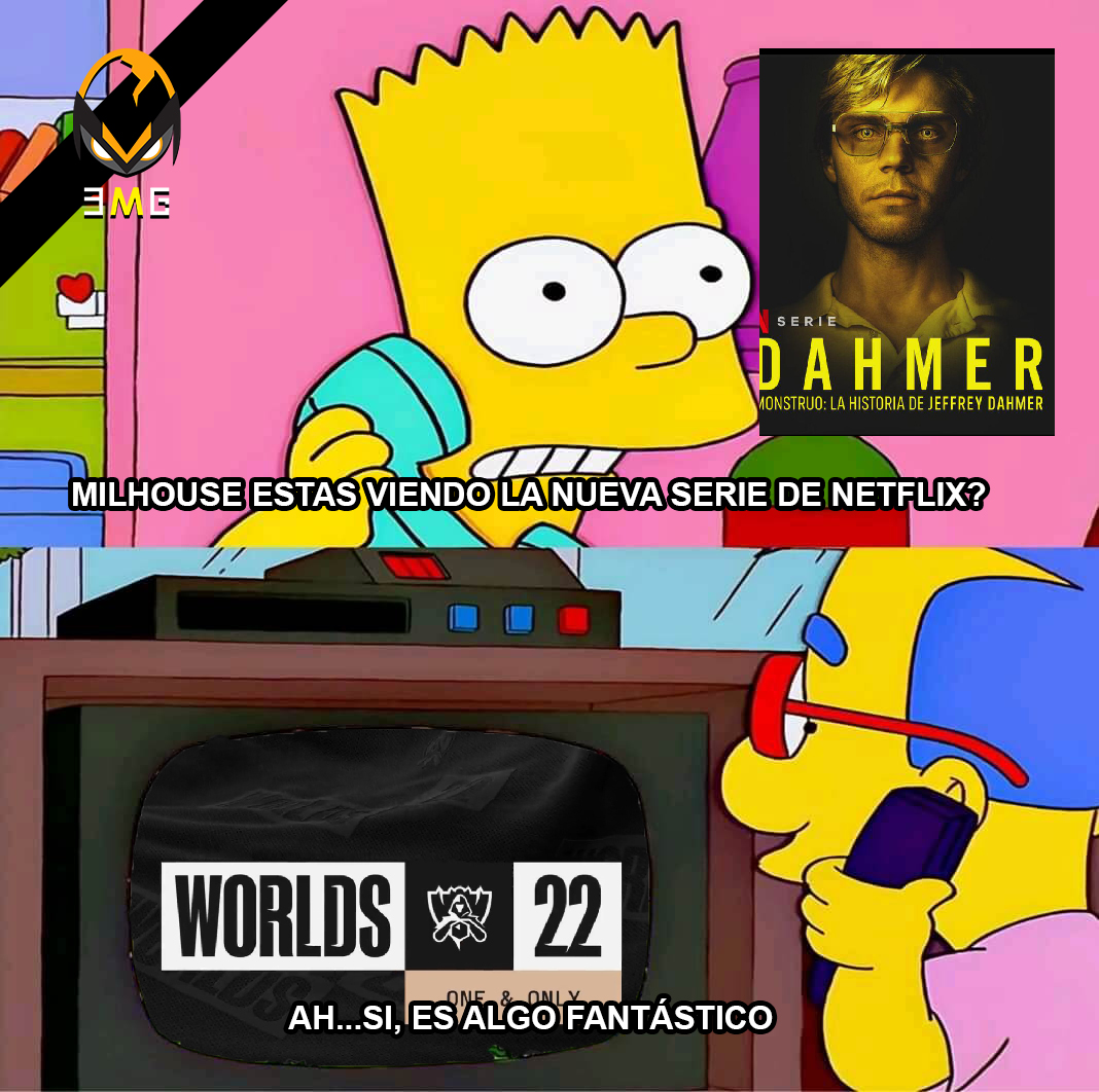 3MGposting's tweet photo. Sorry #Netflix y #dahmerNetflix , pero inició #Worlds2022  😏😏😏

@MADLions vrs @teamisurus https://t.co/xyXfPGpi8A