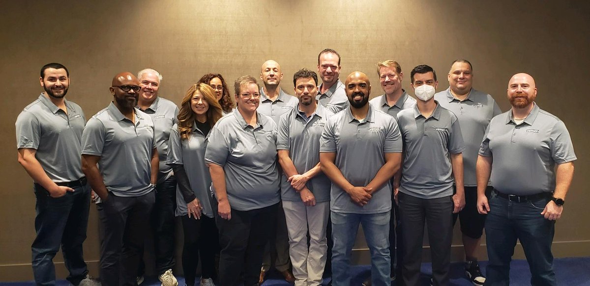 BillVerrex's tweet photo. Today marks my 19th Anniversary with the @Verrex  family.  Couldn't think of a better way to spend it then with my amazing sales team!  Here's to 19 more!!

#workanniversary  #proav  #avtweeps https://t.co/jJFnzeE4ln