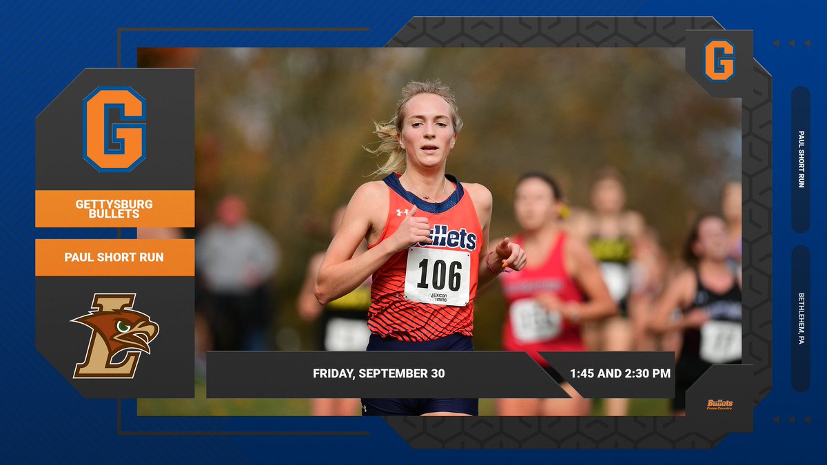 gburgbullets's tweet photo. Men's and Women's cross country will run today in the Paul Short Run in Bethlehem, PA! Races start at 1:45 and 2:30 PM. 🔶🔷#GoBullets #BulletsXC https://t.co/YTOjVxVDR5