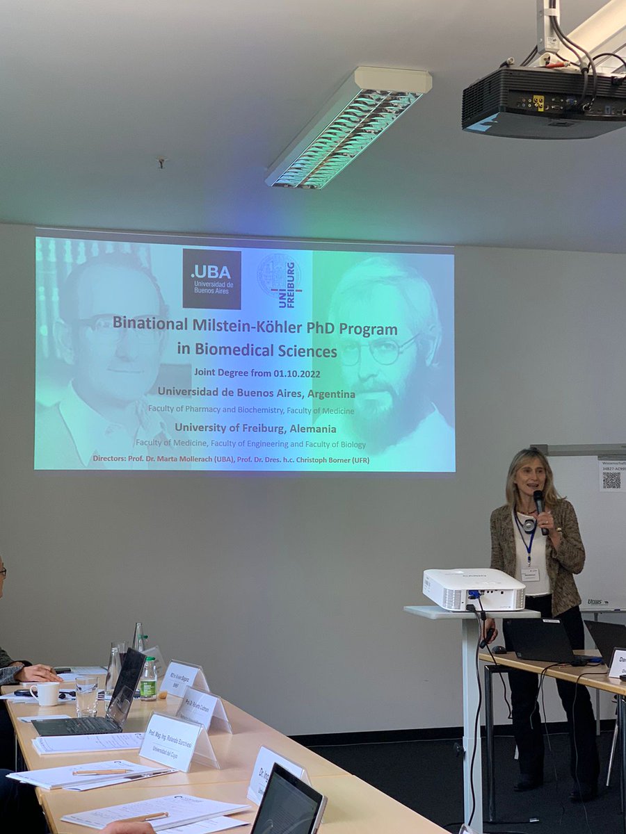 So happy to be in Berlin to present our Binational PhD Program between UBA and Freiburg University at the Kick-off meeting of the new CUAA DAHZ Binational Projects